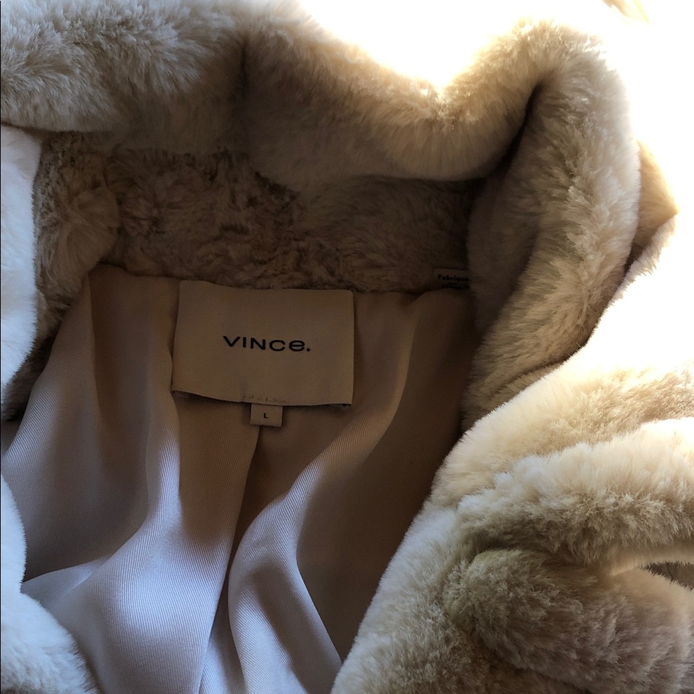 NWOT - Vince Faux Fur Jacket for Women - Picture 8 of 9